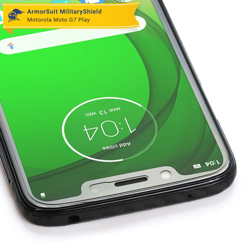 [2 Pack] Motorola Moto G7 Play Matte Case Friendly Screen Protector