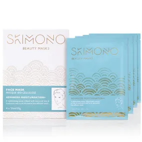 Advanced Moisturisation  Bio-cellulose Face Mask x4 Pack