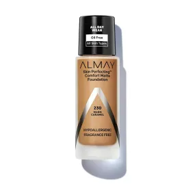 ALMAY - Skin Perfecting Comfort Matte Foundation Warm Caramel 230 - 1 fl oz (30 ml)