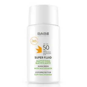 Babe Facial Sunscreen Mattifying Super Fluid Spf 50 50ML