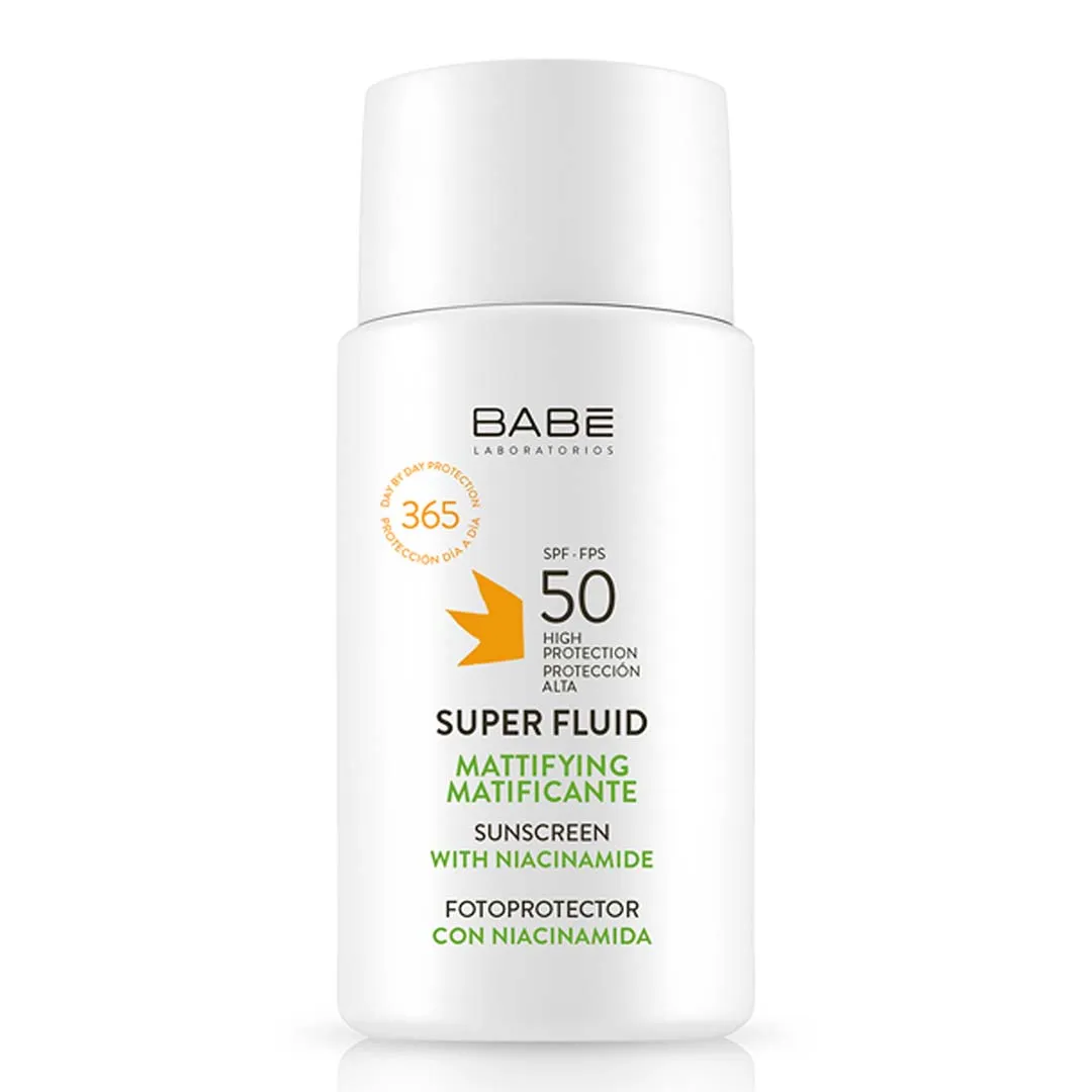 Babe Facial Sunscreen Mattifying Super Fluid Spf 50 50ML