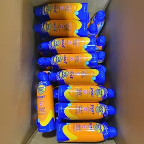 Banana Boat Sport Ultra Clear Sunscreen Spray Broad Spectrum SPF 50  8 OZ (50 Pcs Lot)