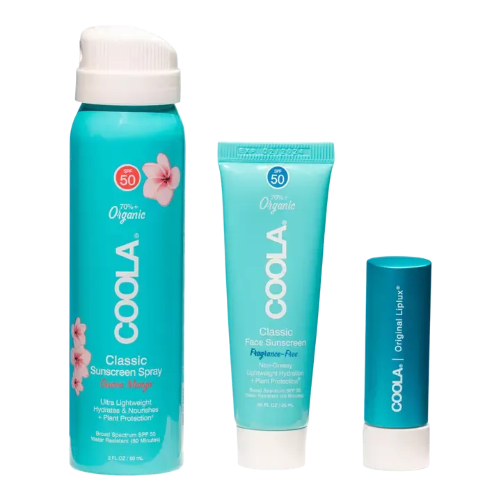 Classic Organic Suncare Travel Set