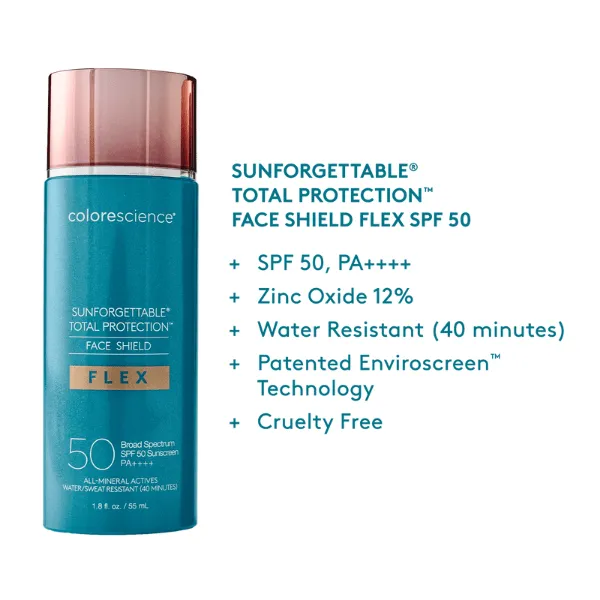 Colorescience Sunforgettable Total Protection Face Shield Flex SPF 50 Tan 55ml