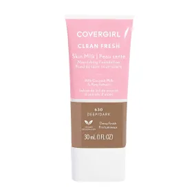 COVERGIRL - Clean Fresh Skin Milk Foundation Deep/Dark 630 - 1 fl oz (30 ml)