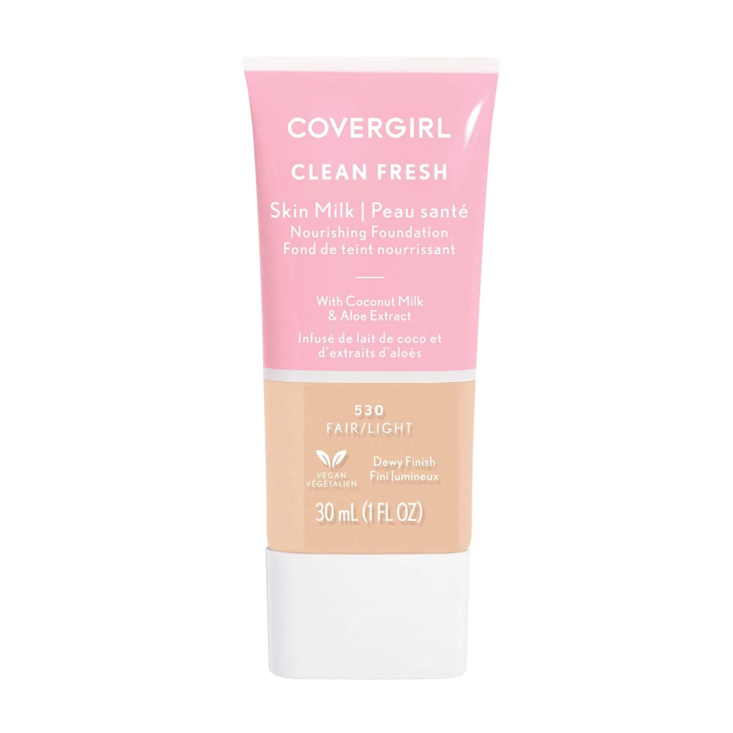 COVERGIRL - Clean Fresh Skin Milk Foundation Fair/Light 530- 1 fl oz (30 ml)