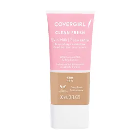 COVERGIRL - Clean Fresh Skin Milk Foundation Tan 580 - 1 fl oz (30 ml)