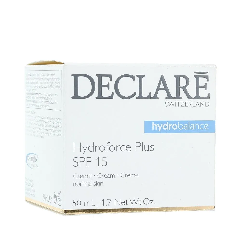 Declare Hydro Balance Hydroforce Plus SPF15 Cream 50ml