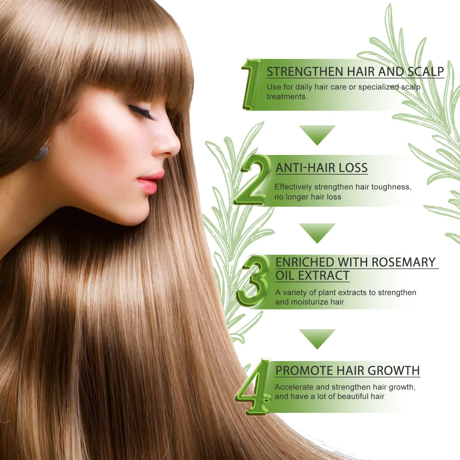 Dense Hair Essential Oil Repair Dry And Damaged