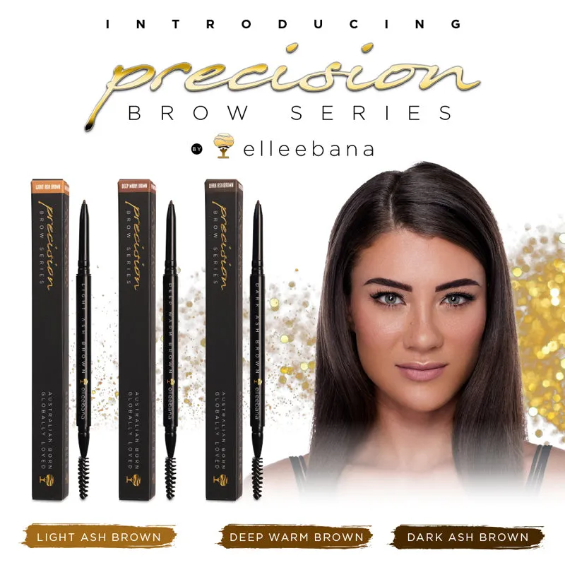 Elleebana - Precision Brow Pencil & Brush - Select your colour