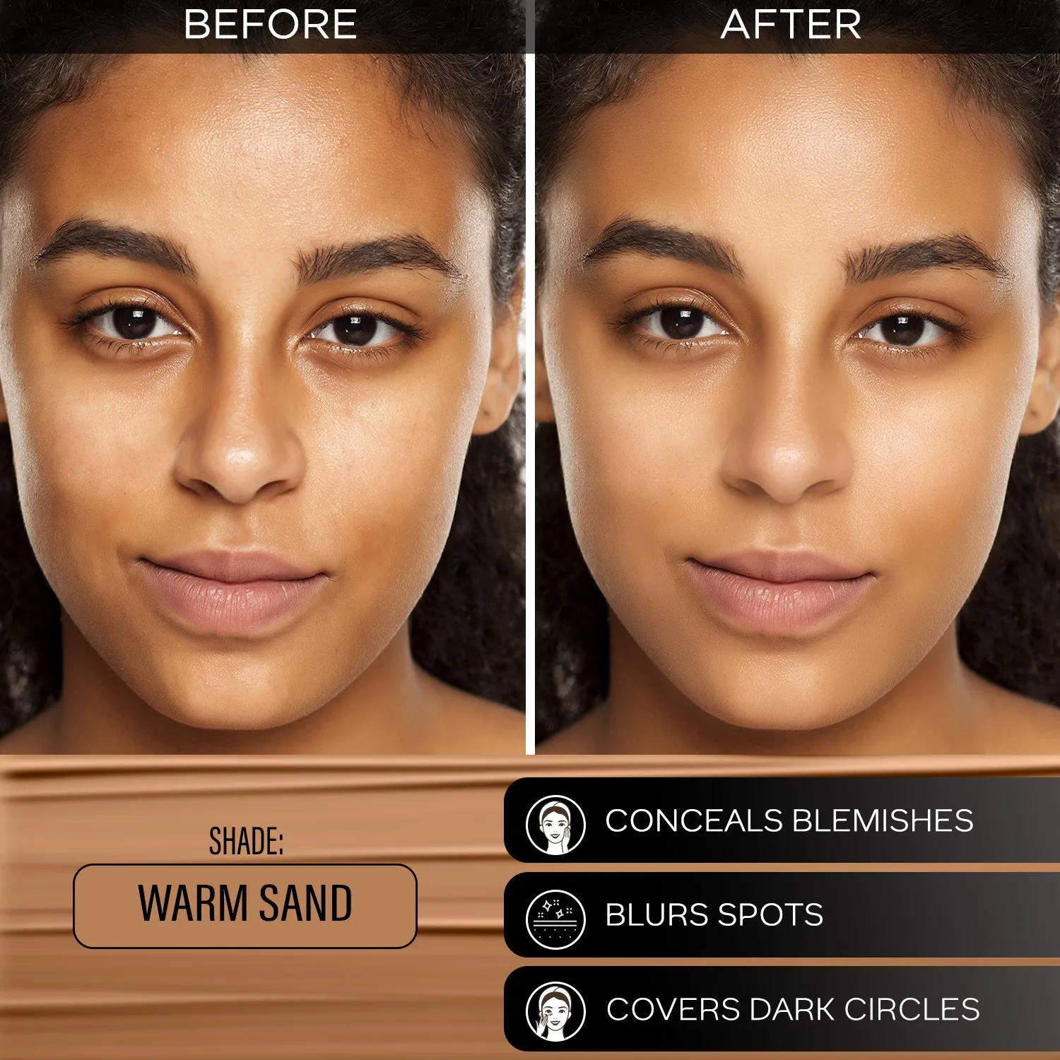 FC All Day Hydra Matte Foundation Warm Sand 042 18ml