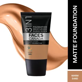FC All Day Hydra Matte Foundation Warm Sand 042 18ml