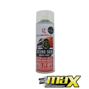 GlueDevil Second Skin Rubber Spray (Matte Black) 400ml
