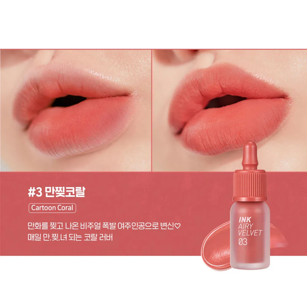 Ink the Airy Velvet - 03 Cartoon Coral