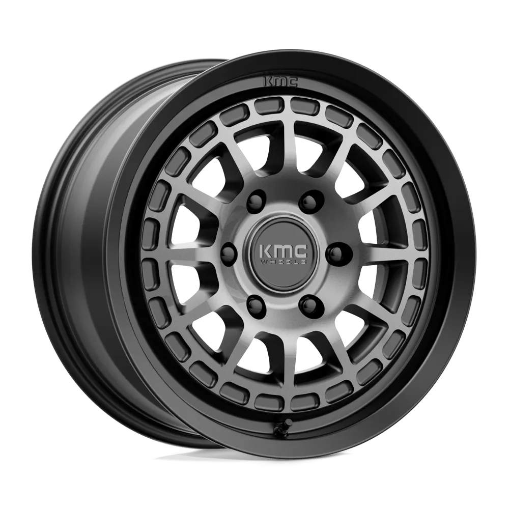 KMC Wheels Canyon KM719 | Satin Black w/Gray Tint
