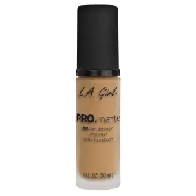 L.A. GIRL - Pro Matte Foundation Sandy Beige - 1 fl. oz. (30ml)