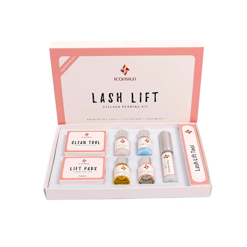 Lash Lift Kit ICONSIGN - Professional Eyelash Lifting Perm for Stunning Curled Lashes