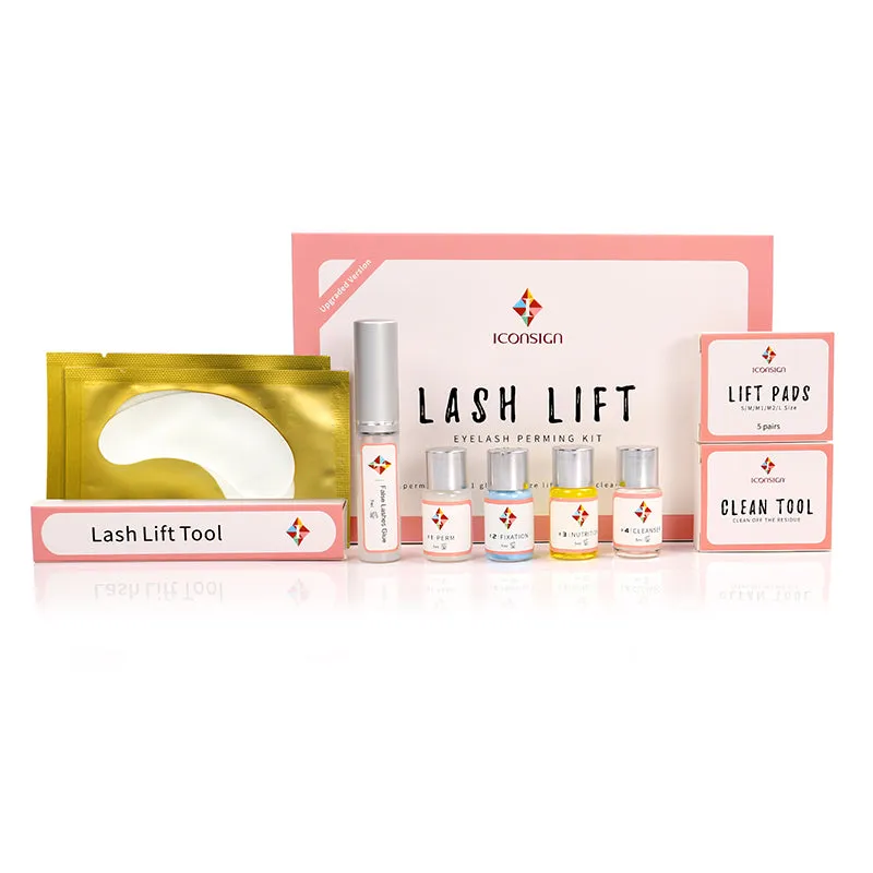 Lash Lift Kit ICONSIGN - Professional Eyelash Lifting Perm for Stunning Curled Lashes