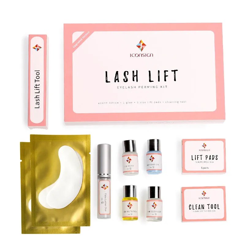Lash Lift Kit ICONSIGN - Professional Eyelash Lifting Perm for Stunning Curled Lashes