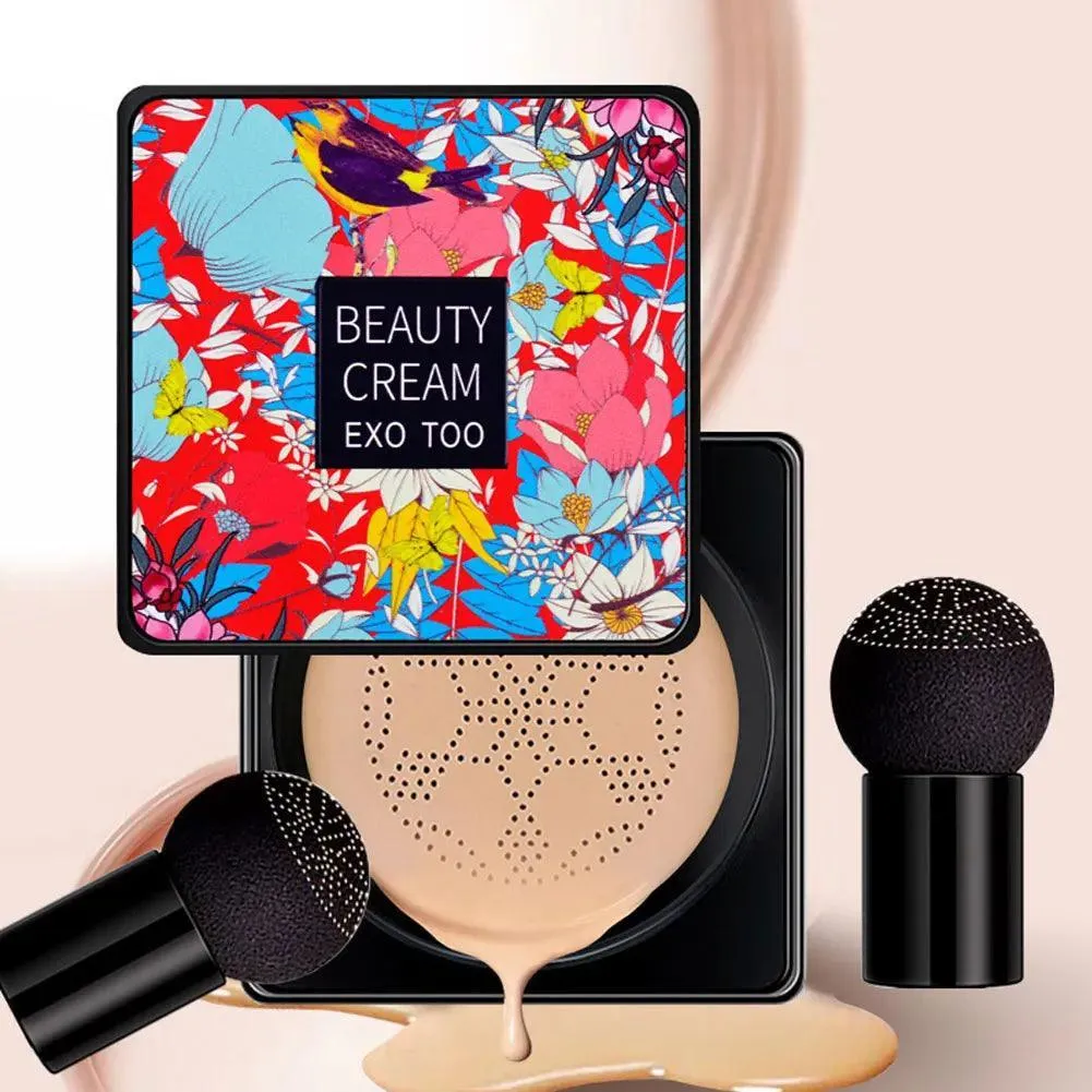 Magic Mushroom Head CC Cream: Flawless Waterproof Makeup - Natural Finish