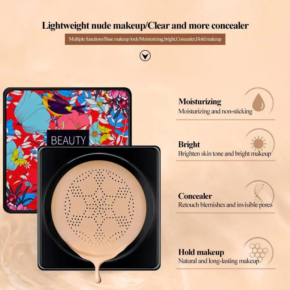 Magic Mushroom Head CC Cream: Flawless Waterproof Makeup - Natural Finish