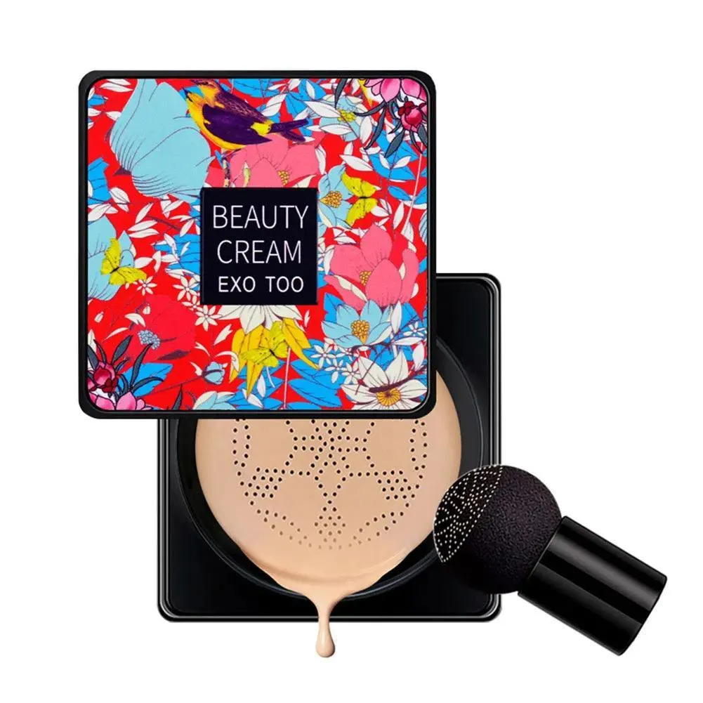 Magic Mushroom Head CC Cream: Flawless Waterproof Makeup - Natural Finish