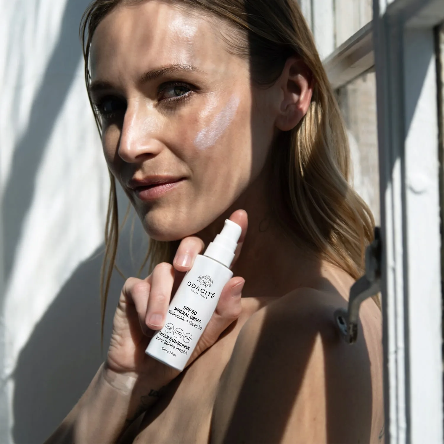 Mineral Drops • Niacinamide   Green Tea • SPF 50 Sheer Sunscreen