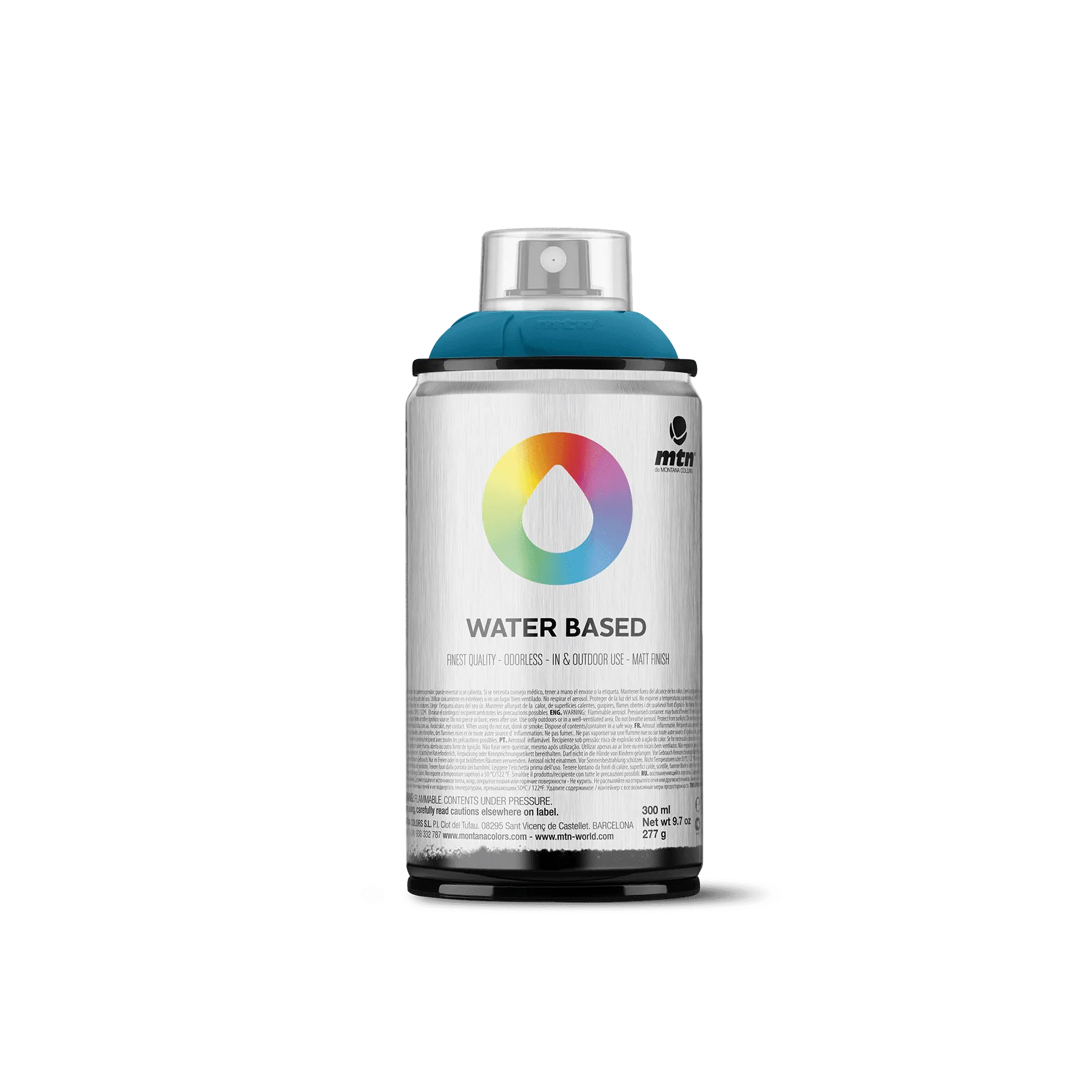 MTN Water Based 300 Spray Paint - <strong>NEW</strong> Blue Green Dark (WRV-234)