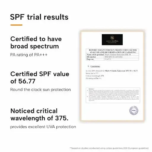 Multivitamin SPF 50 PA    Sunscreen Gel