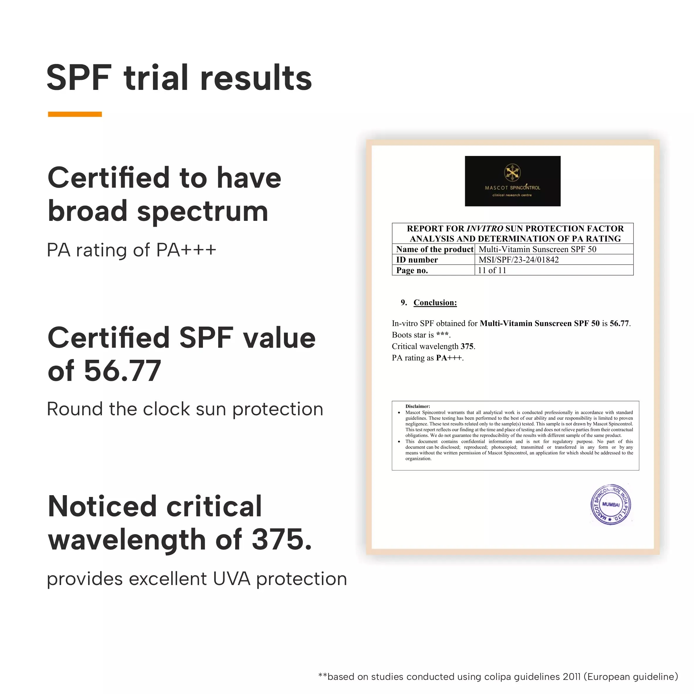 Multivitamin SPF 50 PA    Sunscreen Gel