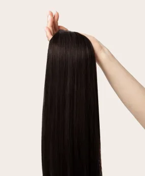 Natural Black, 20" Quad Clip-In Hair Extensions, 1B | 265g