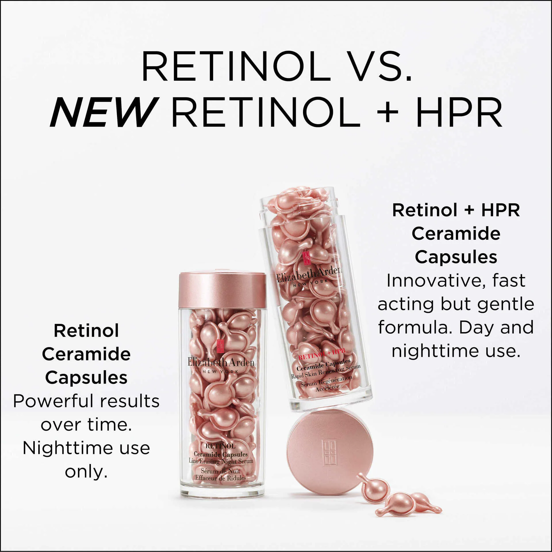 Retinol   HPR Ceramide Capsules Rapid Skin Renewing Serum Set - 180 Pieces