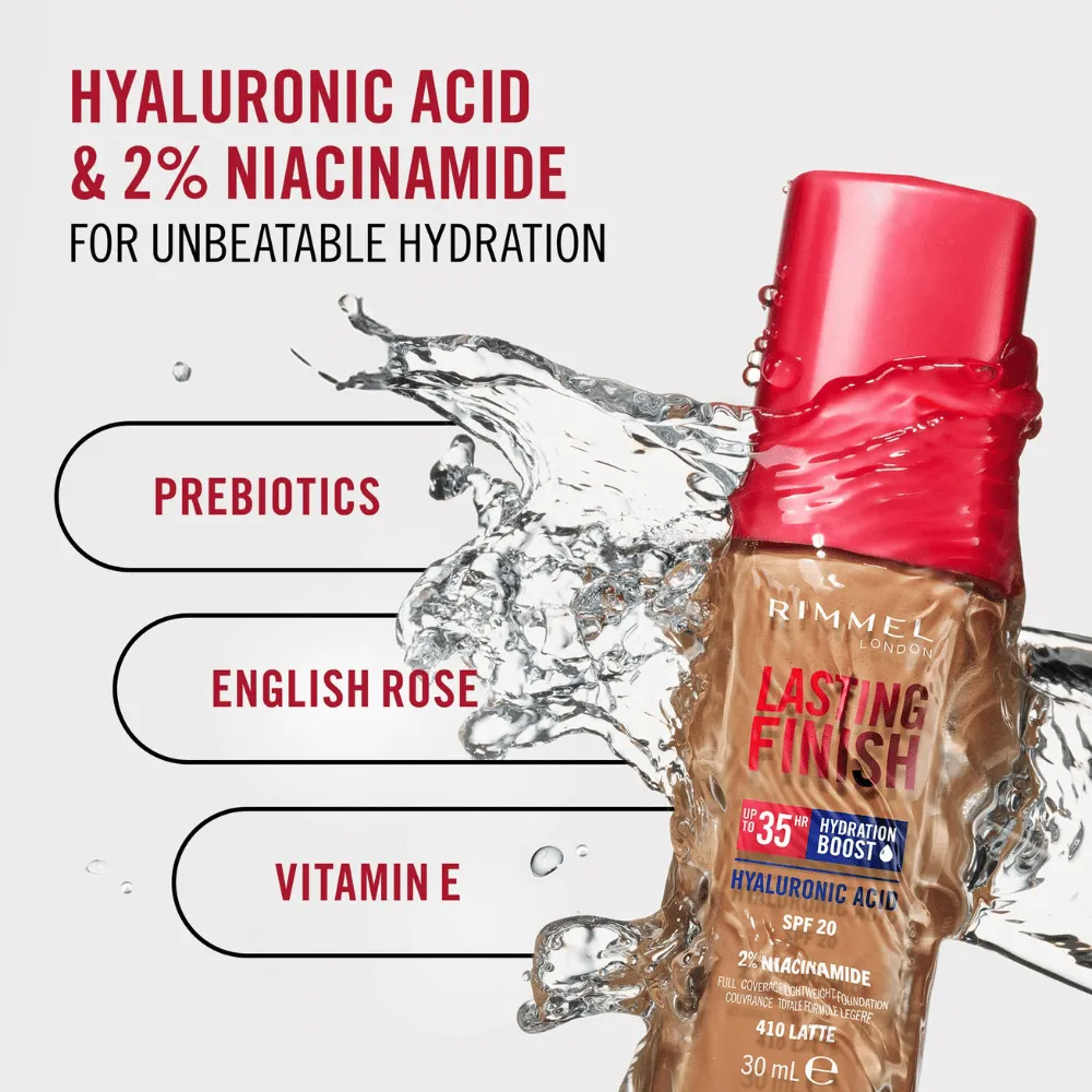 Rimmel London Lasting Finish 35 Hour Foundation - 100: Ivory