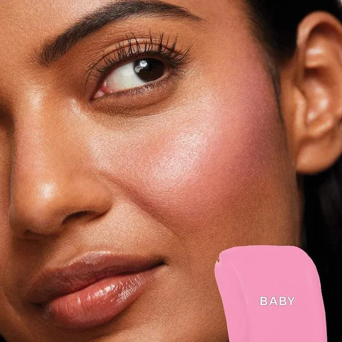 Saie - Dew Blush Blendable Liquid Blush - cool baby pink