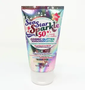 Sea Star Sparkle - Cosmic Glitter Sunscreen Lotion - Marshmallow