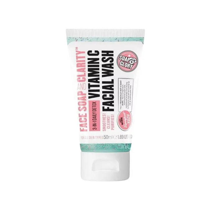 SOAP GLORY FACE SOAP CLARITY VITAMIN C CLEANSER 50ML