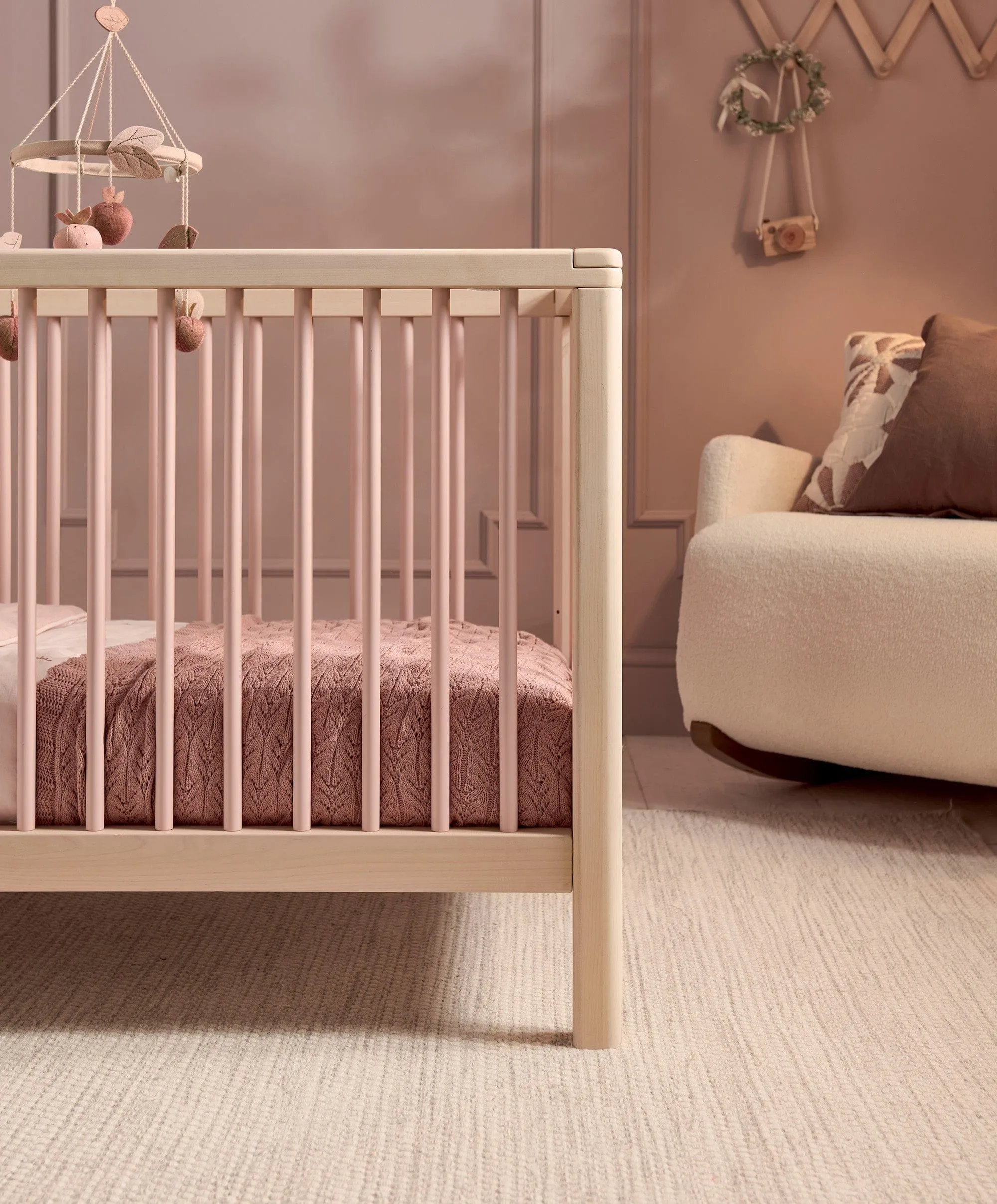 Solo Cotbed - Blush/Natural