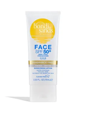 SPF 50  Fragrance Free Matte Tinted Face Lotion
