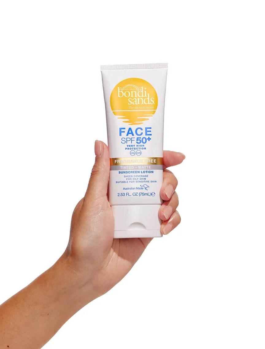 SPF 50  Fragrance Free Matte Tinted Face Lotion