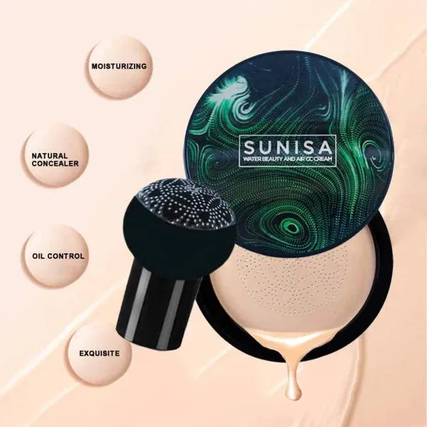 Sunisa Foundation Base Waterproof Mushroom Head Air Cushion Bb Cream Nude Liquid Foundations Cc Cream