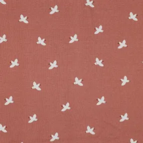 Waffle Knit Birds in Blush