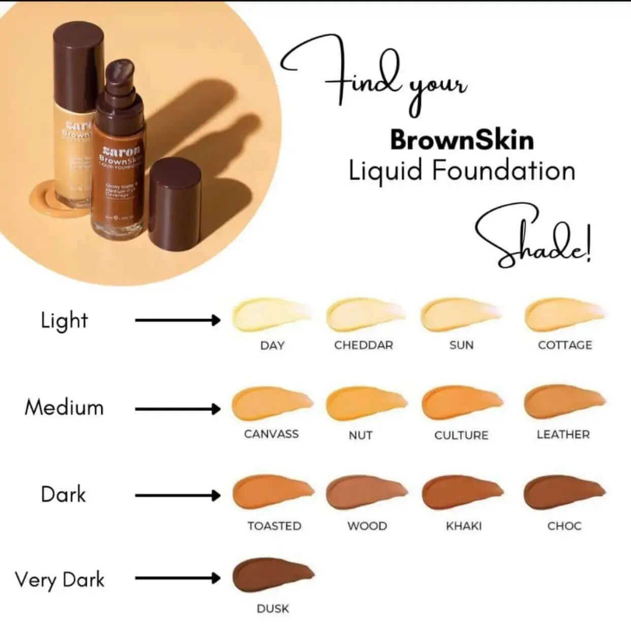 Zaron Brown Skin Foundation
